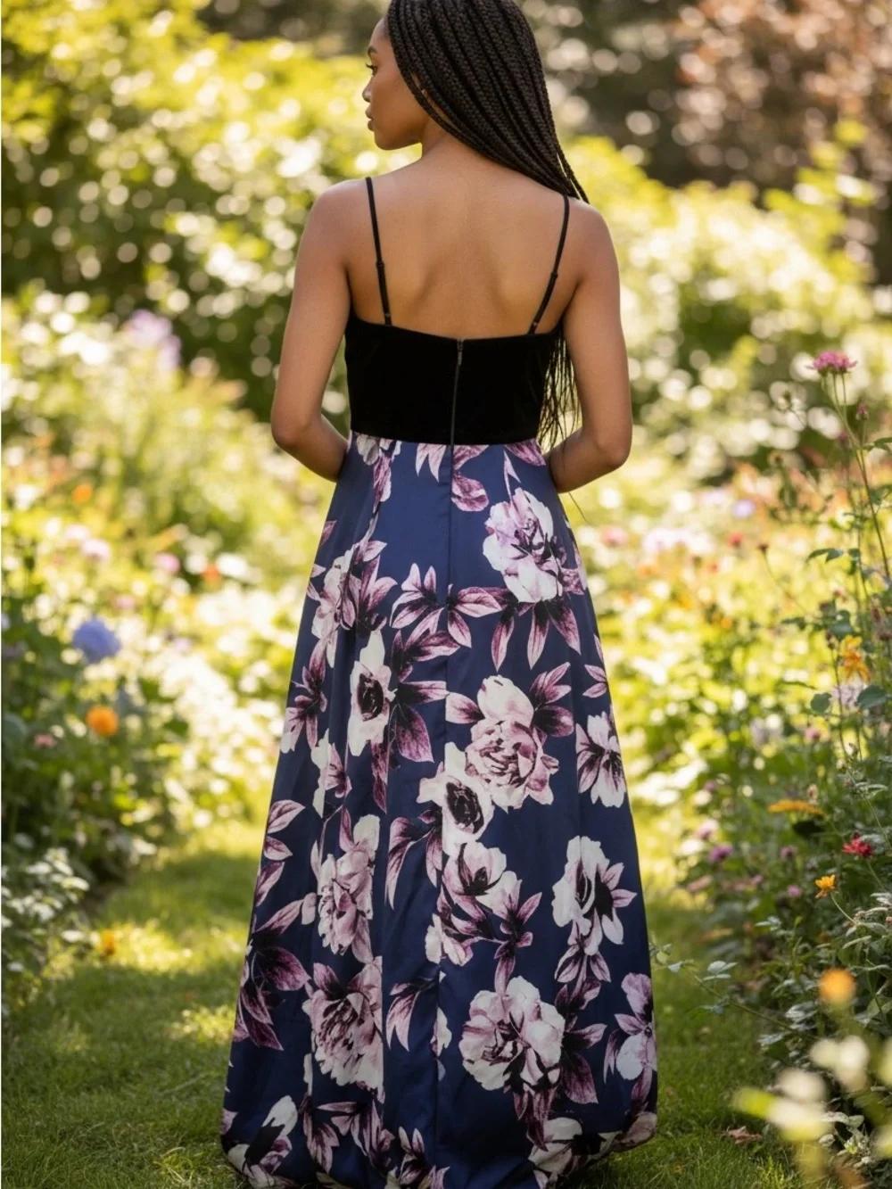 Speechless Floral High-Low Dress